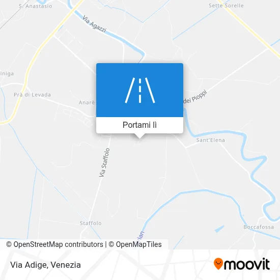 Mappa Via Adige