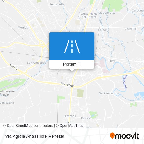 Mappa Via Aglaia Anassilide