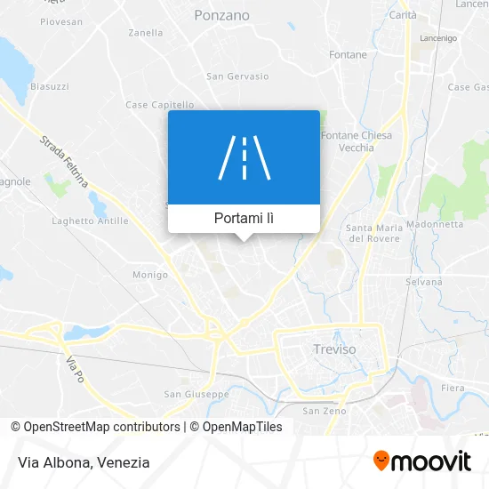 Mappa Via Albona