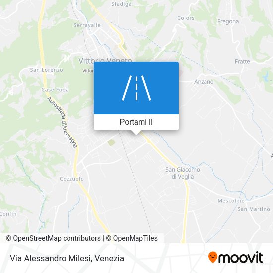 Mappa Via Alessandro Milesi