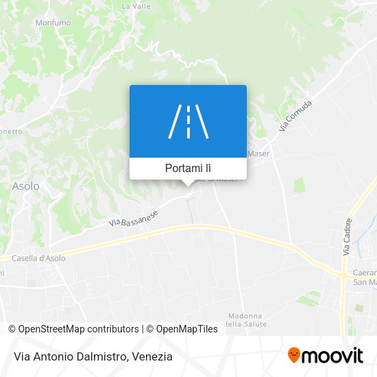 Mappa Via Antonio Dalmistro