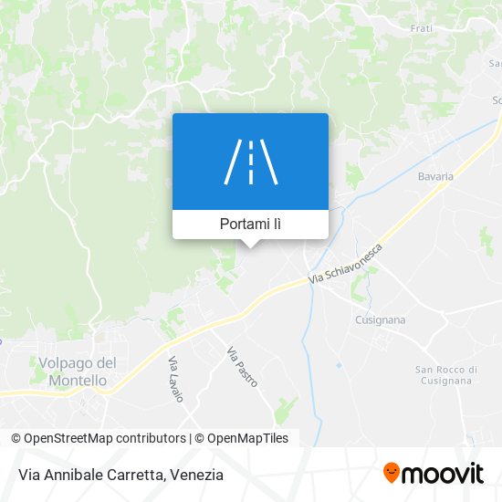 Mappa Via Annibale Carretta