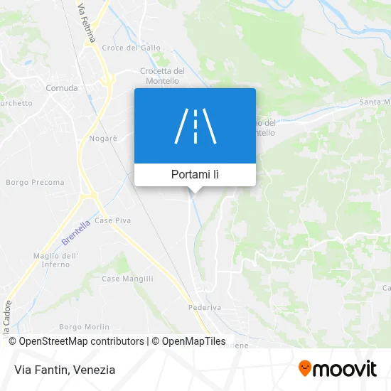 Mappa Via Fantin