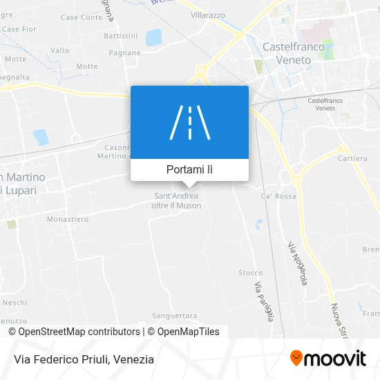 Mappa Via Federico Priuli