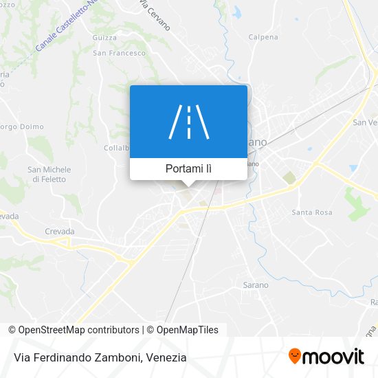Mappa Via Ferdinando Zamboni