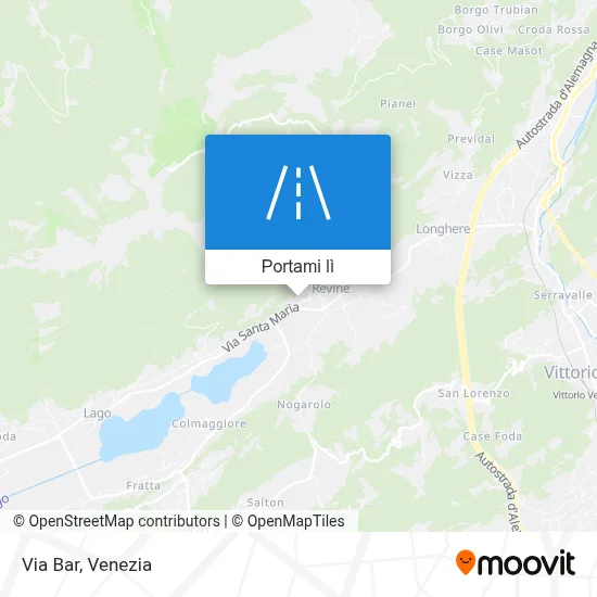 Mappa Via Bar