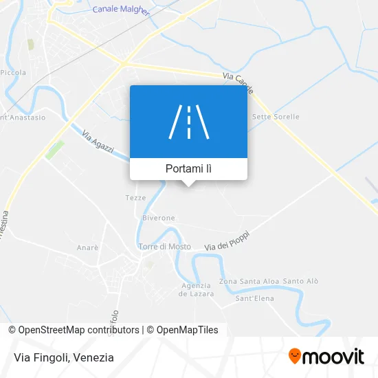 Mappa Via Fingoli