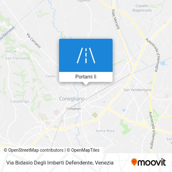 Mappa Via Bidasio Degli Imberti Defendente