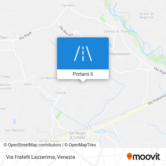 Mappa Via Fratelli Lazzerima