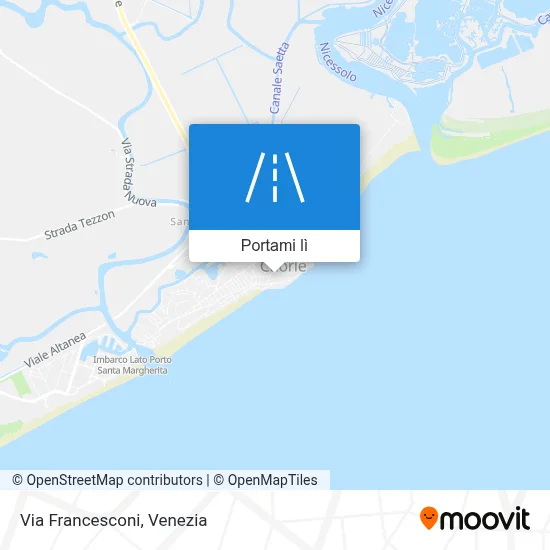 Mappa Via Francesconi