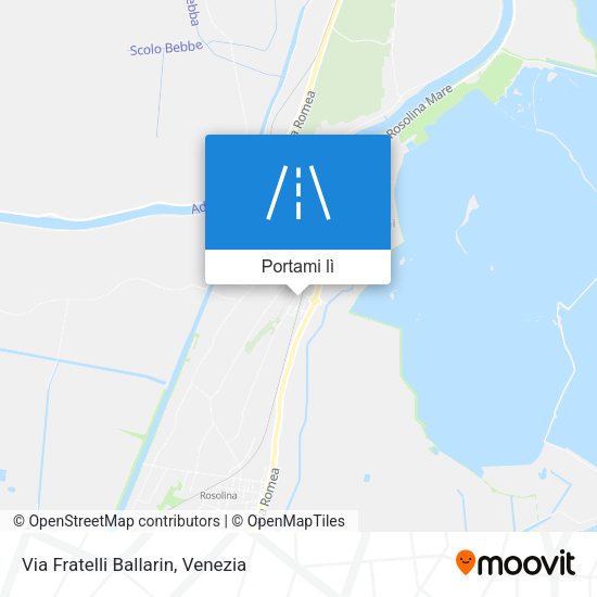 Mappa Via Fratelli Ballarin
