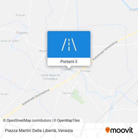 Mappa Piazza Martiri Della Libertà