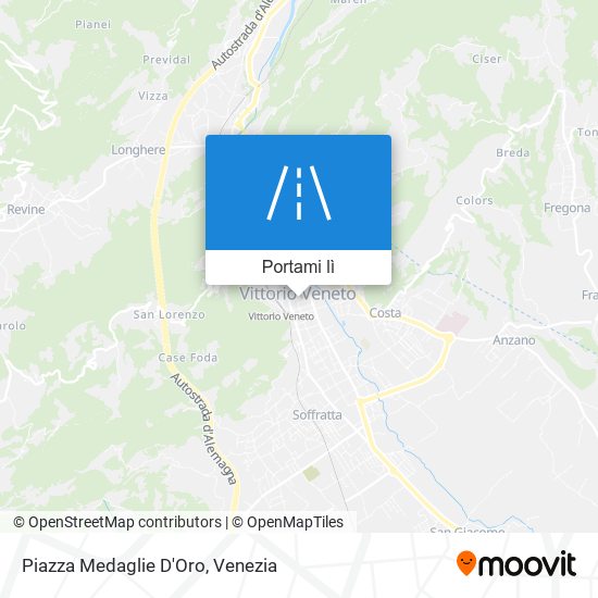 Mappa Piazza Medaglie D'Oro