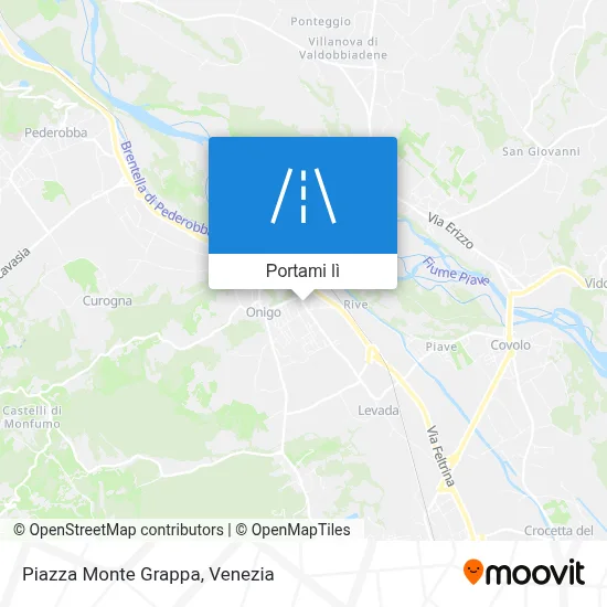 Mappa Piazza Monte Grappa