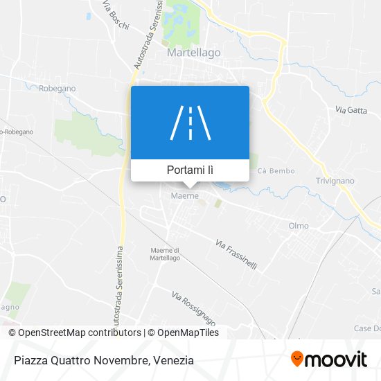 Mappa Piazza Quattro Novembre