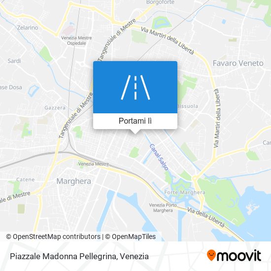 Mappa Piazzale Madonna Pellegrina