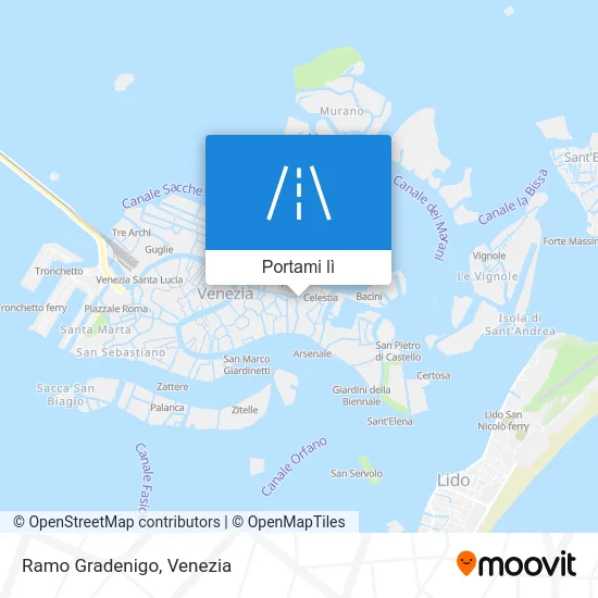 Mappa Ramo Gradenigo