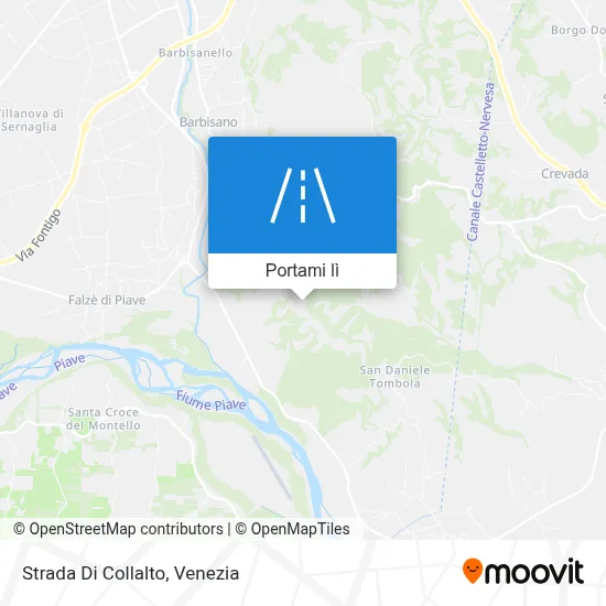Mappa Strada Di Collalto