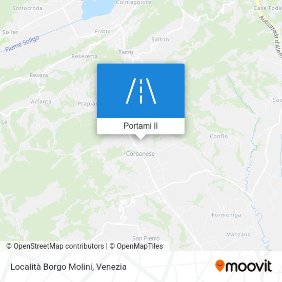 Mappa Località Borgo Molini