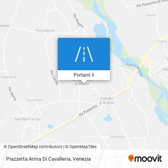 Mappa Piazzetta Arma Di Cavalleria