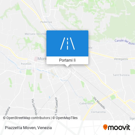 Mappa Piazzetta Moven