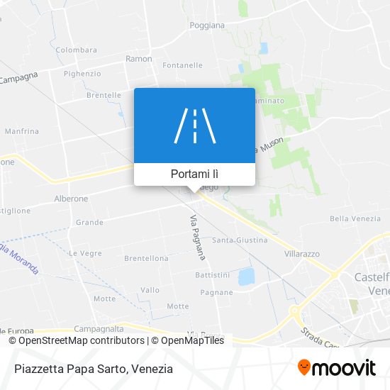 Mappa Piazzetta Papa Sarto