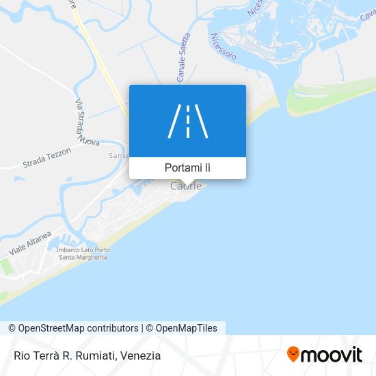 Mappa Rio Terrà R. Rumiati