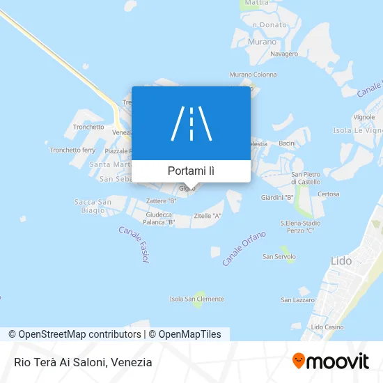 Mappa Rio Terà Ai Saloni