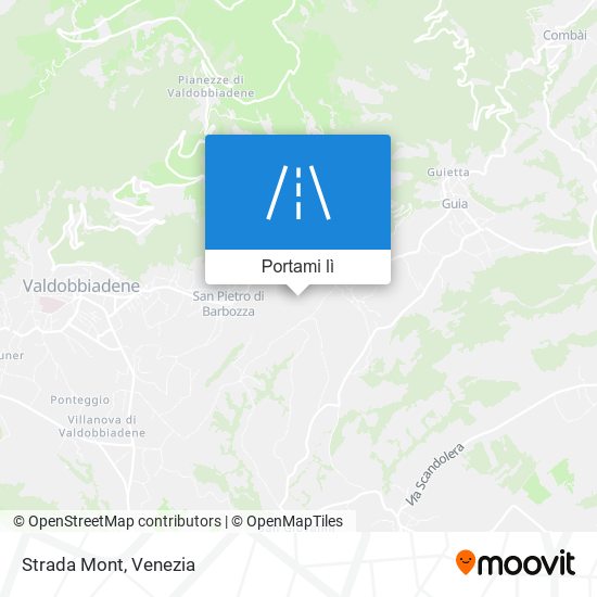 Mappa Strada Mont