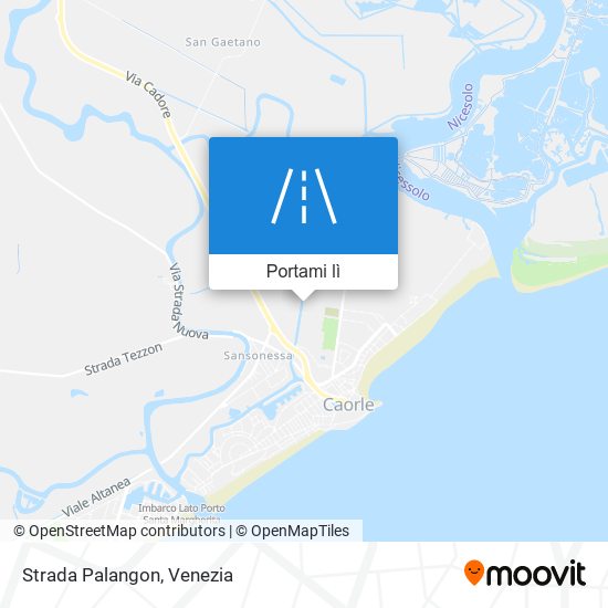 Mappa Strada Palangon