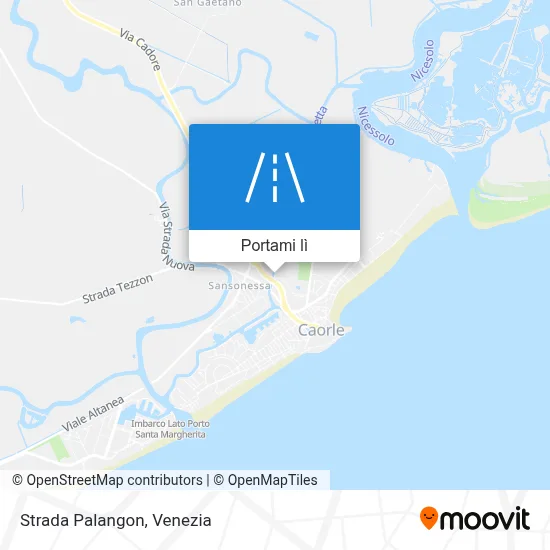 Mappa Strada Palangon