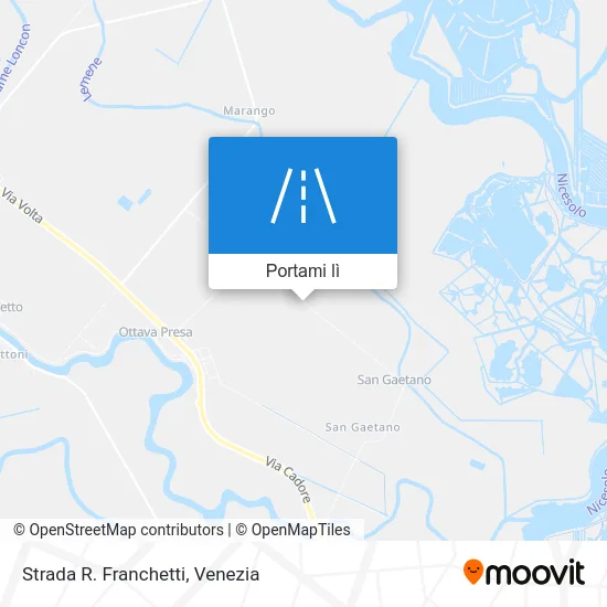 Mappa Strada R. Franchetti