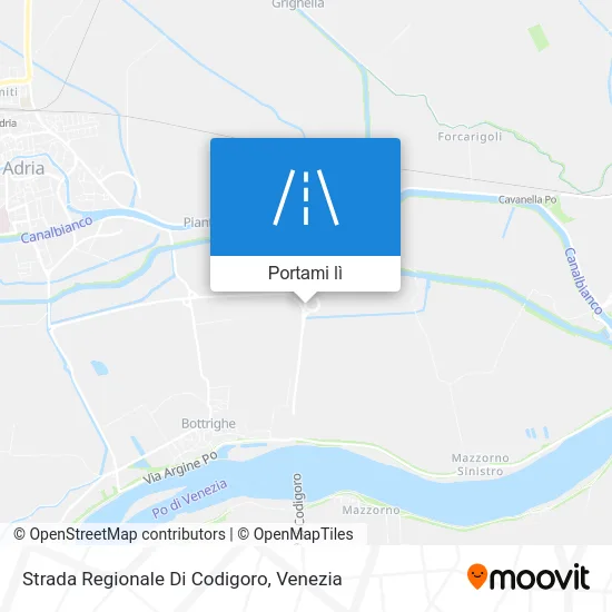 Mappa Strada Regionale Di Codigoro