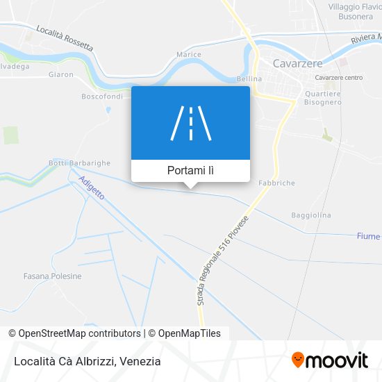 Mappa Località Cà Albrizzi