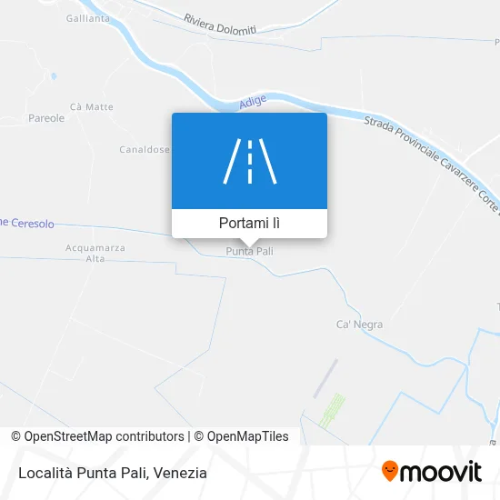Mappa Località Punta Pali