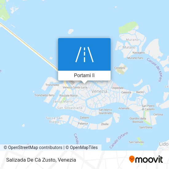 Mappa Salizada De Cà Zusto