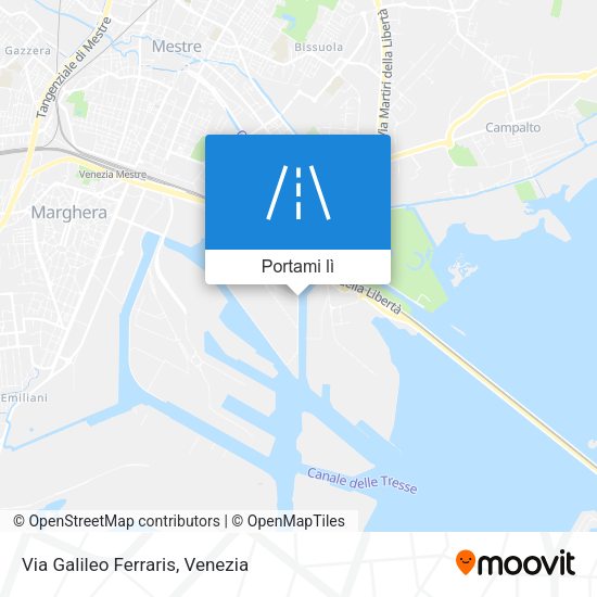 Mappa Via Galileo Ferraris