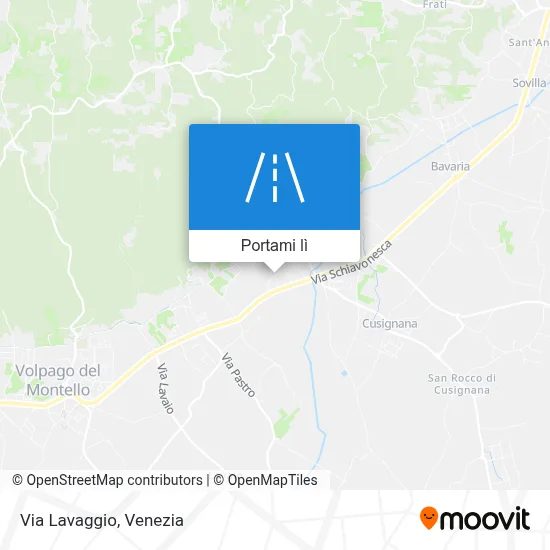 Mappa Via Lavaggio