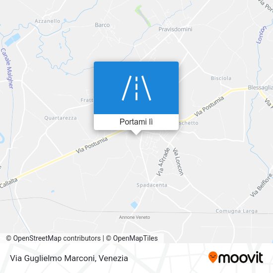 Mappa Via Guglielmo Marconi