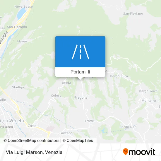 Mappa Via Luigi Marson