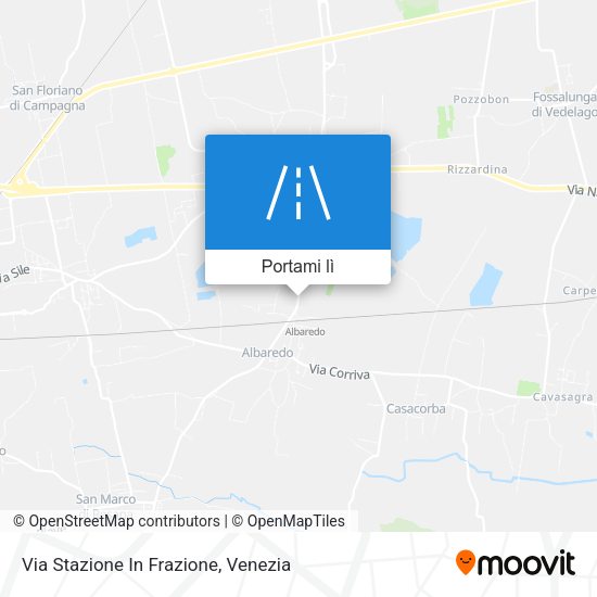 Mappa Via Stazione In Frazione