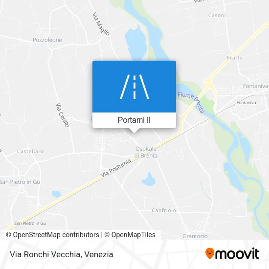 Mappa Via Ronchi Vecchia