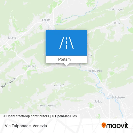Mappa Via Talponade