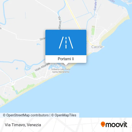 Mappa Via Timavo