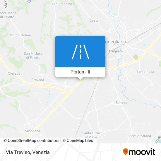 Mappa Via Treviso