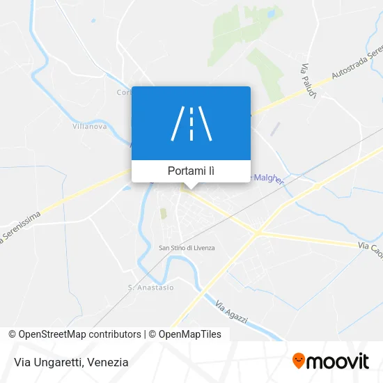 Mappa Via Ungaretti
