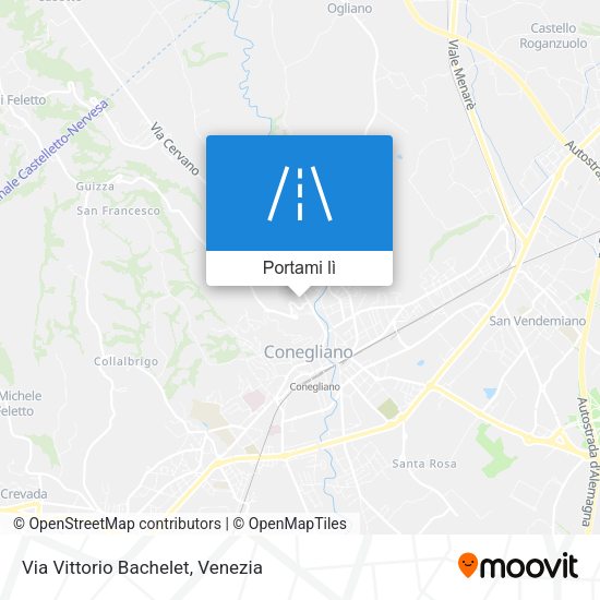 Mappa Via Vittorio Bachelet