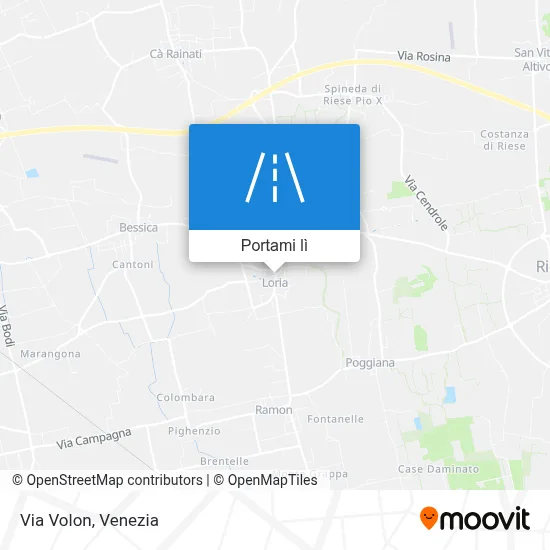 Mappa Via Volon