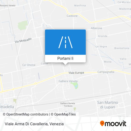 Mappa Viale Arma Di Cavalleria