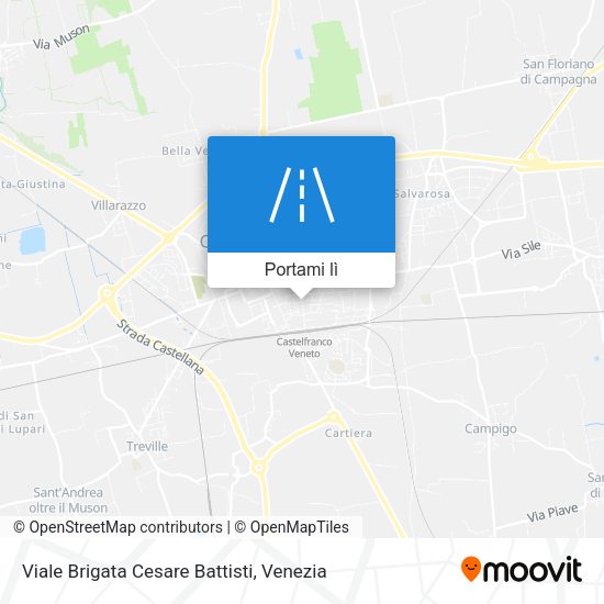 Mappa Viale Brigata Cesare Battisti
